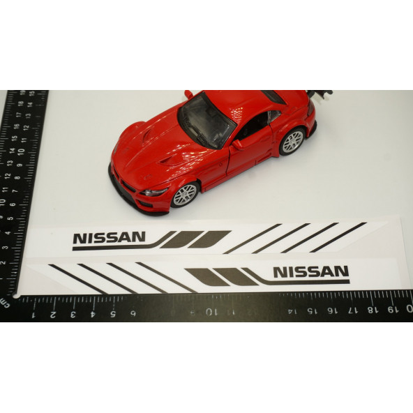 Nissan Yan Aynalar Selefon Kaplama Sticker Seti - 6