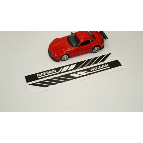 Nissan Yan Aynalar Selefon Kaplama Sticker Seti - 3