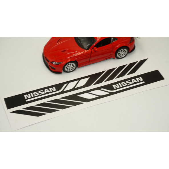Nissan Yan Aynalar Selefon Kaplama Sticker Seti - 4