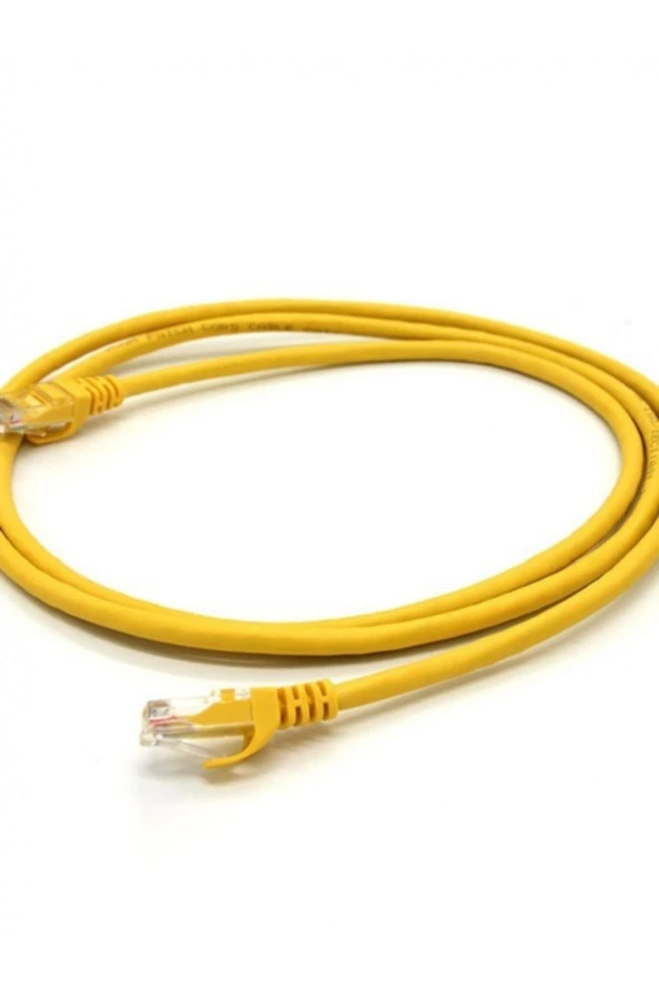 Vcom Cat6 1.5 Metre Sarı Utp Patch Kablo Ethernet Kablosu - Resim 2