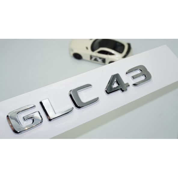 DK Tuning GLC 43 Bagaj Krom ABS 3M 3D Yazı Logo Benz İle Uyumlu