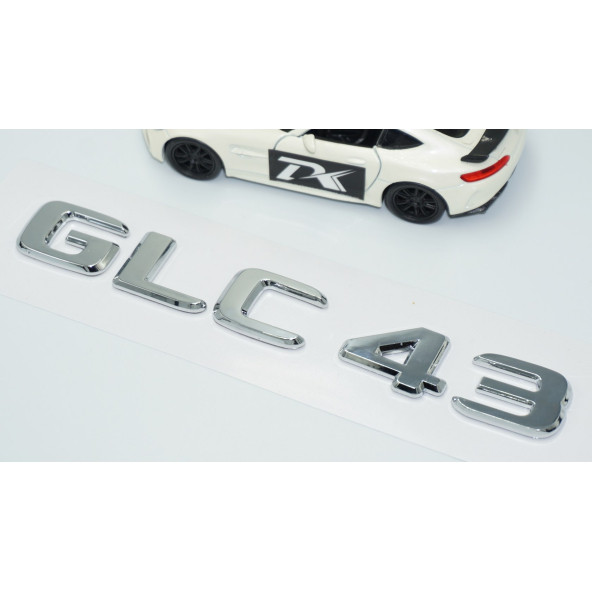 DK Tuning GLC 43 Bagaj Krom ABS 3M 3D Yazı Logo Benz İle Uyumlu - 3