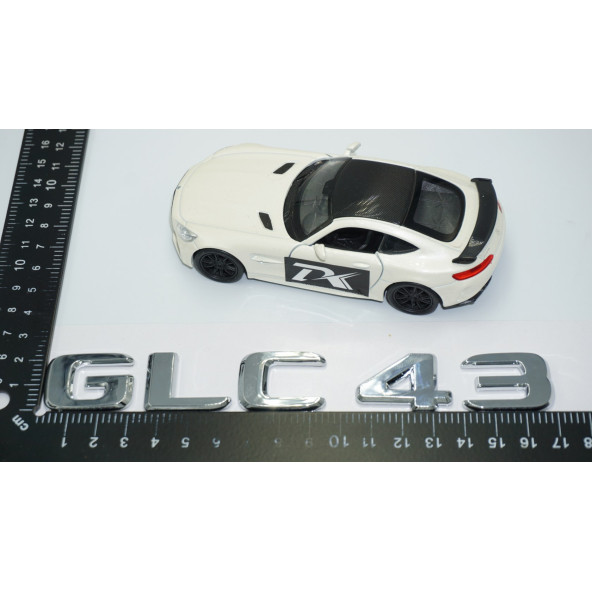 DK Tuning GLC 43 Bagaj Krom ABS 3M 3D Yazı Logo Benz İle Uyumlu - 4