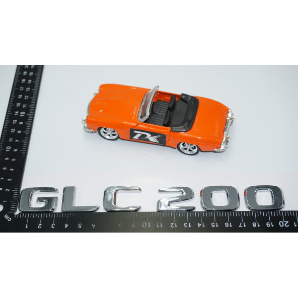 DK Tuning GLC 200 Bagaj Krom ABS 3M 3D Yazı Logo Benz İle Uyumlu - 4