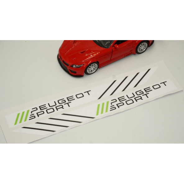 Peugeot Sport Yan Aynalar Selefon Kaplama Sticker Seti - 4