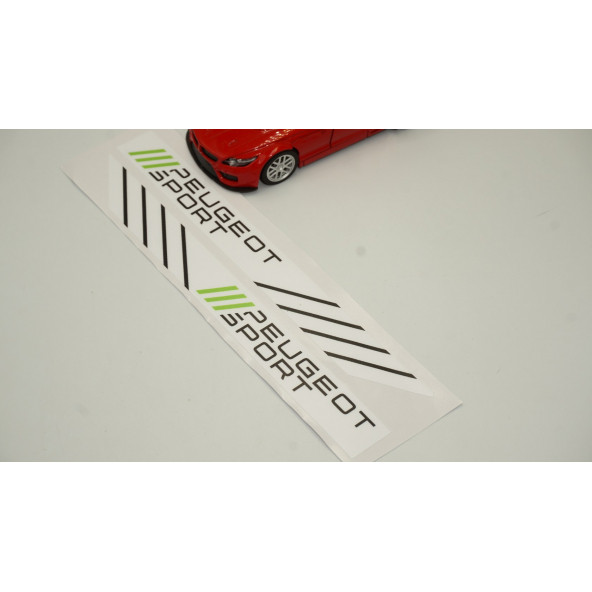 Peugeot Sport Yan Aynalar Selefon Kaplama Sticker Seti - 5