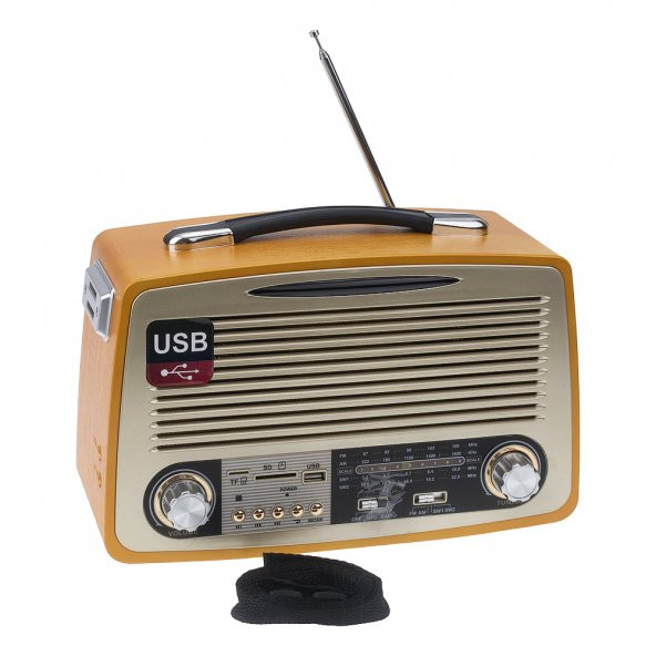 Kemai MD-1700BT Nostalji Görünümlü Bluetoothlu Müzik kutusu - 2