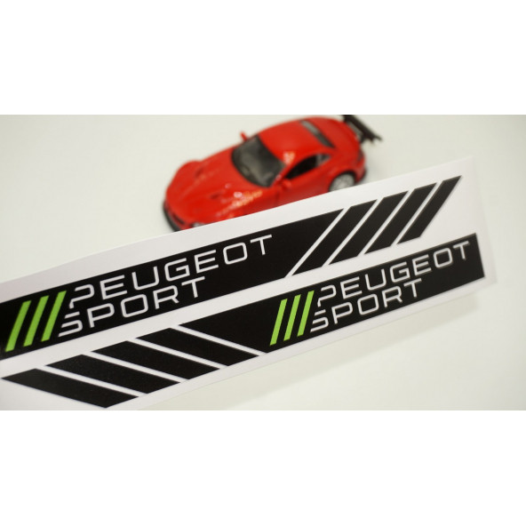 Peugeot Sport Yan Aynalar Selefon Kaplama Sticker Seti - 2
