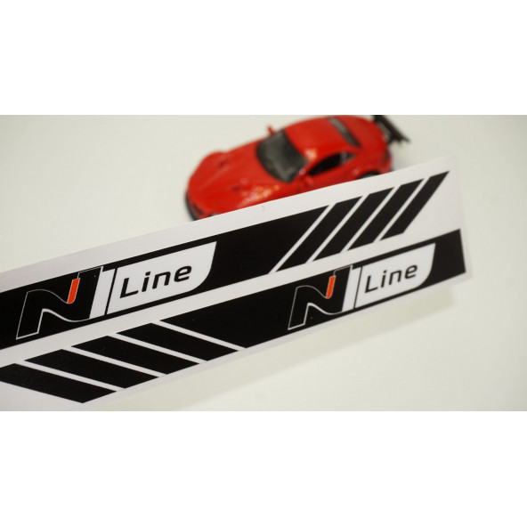 Hyundai N Line Yan Aynalar Selefon Kaplama Sticker Seti - 2