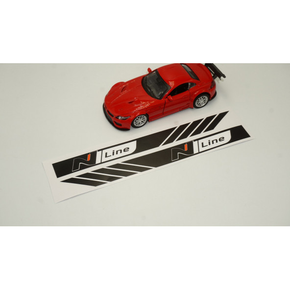 Hyundai N Line Yan Aynalar Selefon Kaplama Sticker Seti - 3