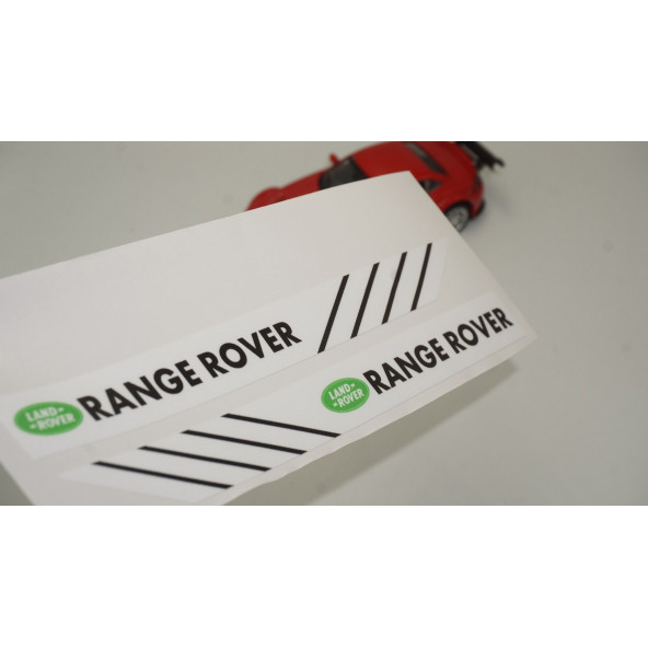 Land Rover Range Rover Yan Aynalar Selefon Kaplama Sticker Seti - 2
