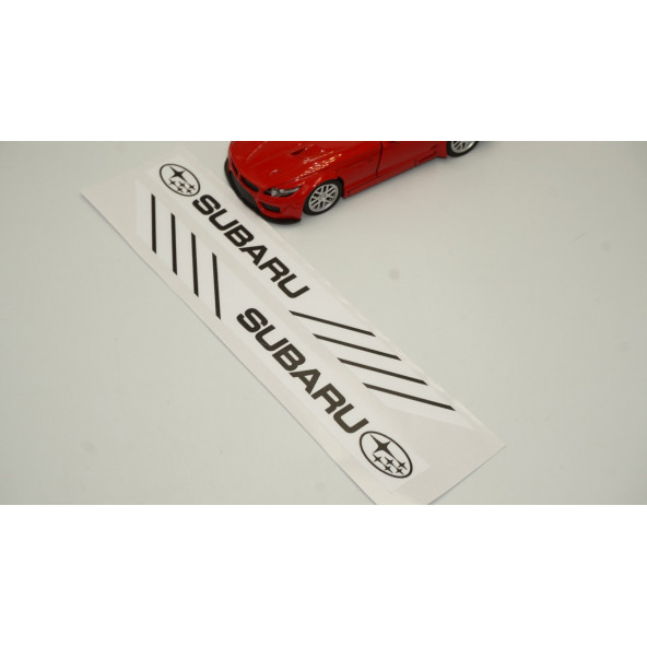 Subaru Yan Aynalar Selefon Kaplama Sticker Seti - 5