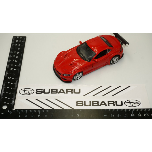 Subaru Yan Aynalar Selefon Kaplama Sticker Seti - 6