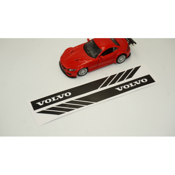 Volvo Yan Aynalar Selefon Kaplama Sticker Seti - 3