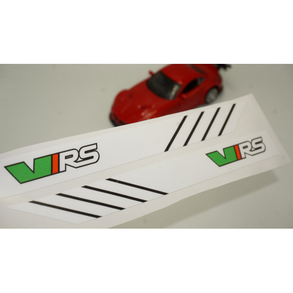 Skoda VRS Yan Aynalar Selefon Kaplama Sticker Seti - 2