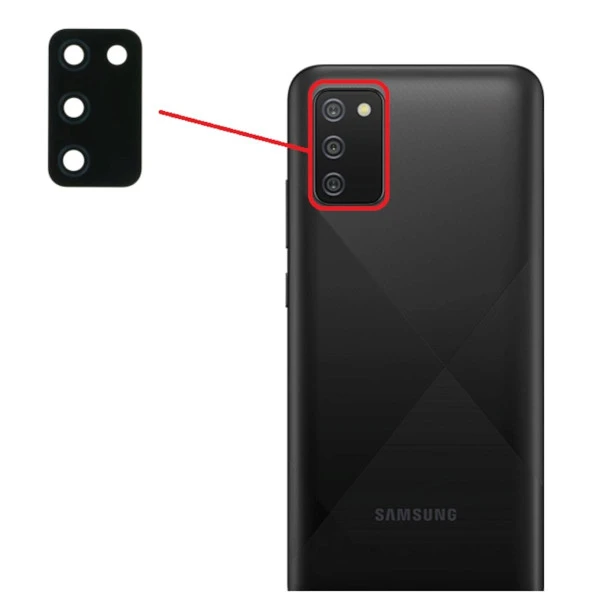Samsung A025 A02s Kamera Camı