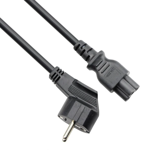 Vcom 0.50MM2 Notebook 5 Metre Power Elektrik Kablosu