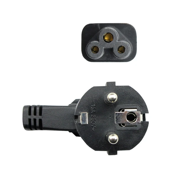 Vcom 0.50MM2 Notebook 5 Metre Power Elektrik Kablosu - Resim 2