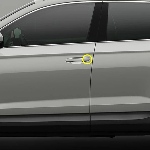 Skoda Superb 3 2015-2023 Sol Ön Sürücü Kapısı Kol Kapağı 5G1837879D