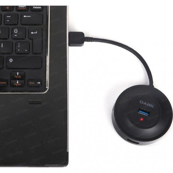 DARK Connect Master 4 Port USB 3.0 USB Hub Siyah DK-AC-USB344 - 2