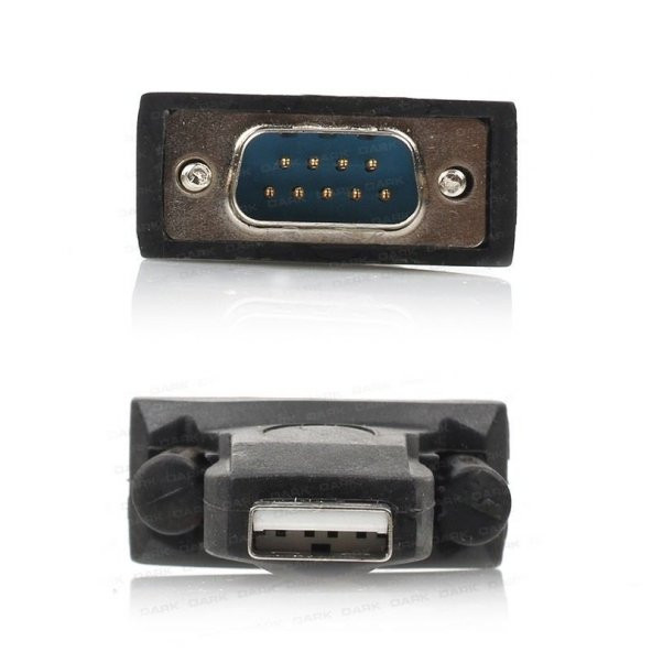DARK USB 2.0 Uyumlu RS232 Seri Port Dönüştürücü Soket DK-AC-USB2RS232 - 2