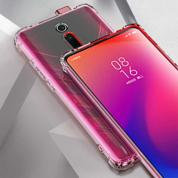 Xiaomi Mi 9T Kılıf Zore Anti Shock Kenar Korumalı Silikon Kapak - 6