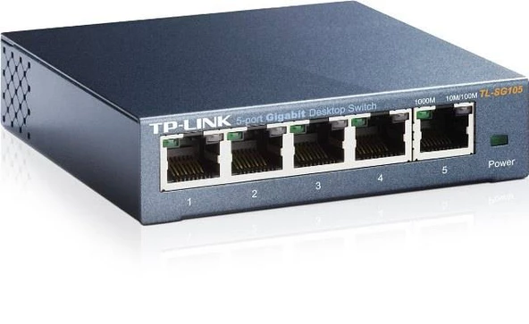 TP-LINK TL-SG105 5 PORT GIGABIT MASAÜSTÜ SWITCH (ÇELİK KASA) - 2