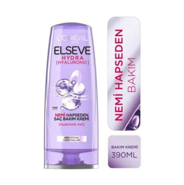 LOREAL ELSEVE SAÇ KREMİ HYDRA NEMİ HAPSEDEN 390 ML