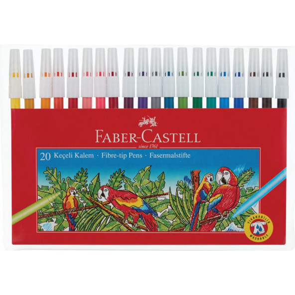 Faber Castell Keçeli Kalem Yıkanabilir 20Lİ