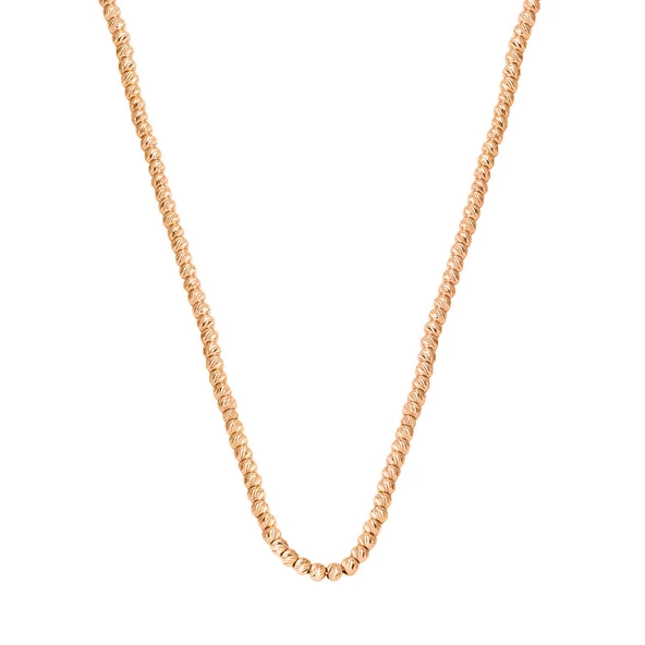 Top Altınlı 14 Ayar Rose Altın Kolye