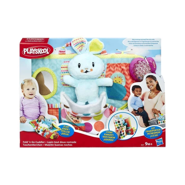 Playskool Uyku Arkadaşım Tavşancık ve Uyku Eğitimi Kazandırmaya Yardımcı Yıkanabilir Eğitici Bez Kitap - 3