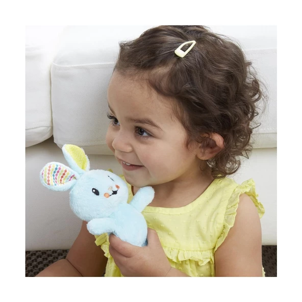 Playskool Uyku Arkadaşım Tavşancık ve Uyku Eğitimi Kazandırmaya Yardımcı Yıkanabilir Eğitici Bez Kitap - 6