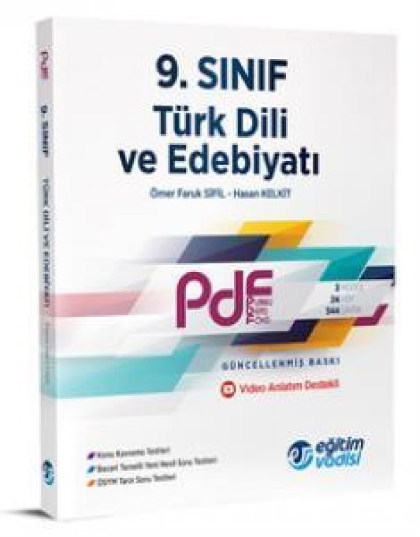Eğitim Vadisi 9. Sınıf Türk Dili ve Edebiyatı PDF Planlı Ders Föyü