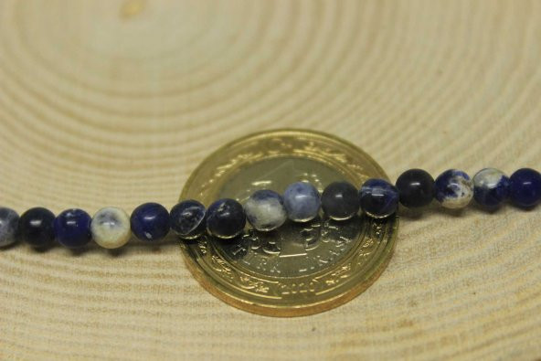 Sodalit Taşı Dizi 4mm - Resim 2