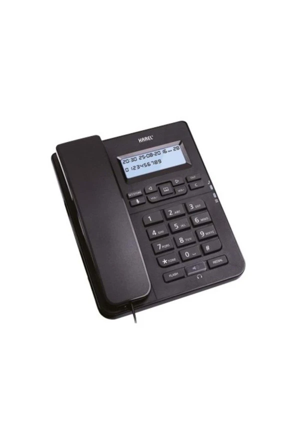 Karel Siyah Kulaklıklı Ekranlı Masa Üstü Telefon