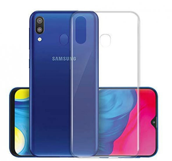 Samsung Galaxy M20 Zore Süper Şeffaf Esnek Silikon Kılıf