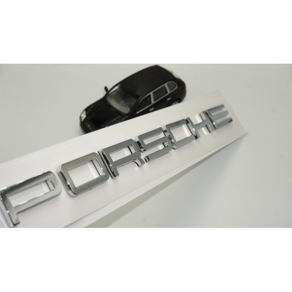 Porsche Bagaj Yazı Logo Parlak Krom Renk Orjinal Ürün