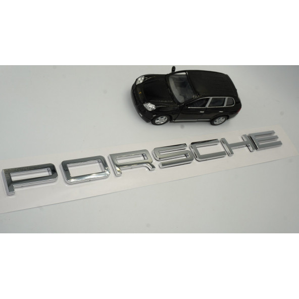 Porsche Bagaj Yazı Logo Parlak Krom Renk Orjinal Ürün - 2