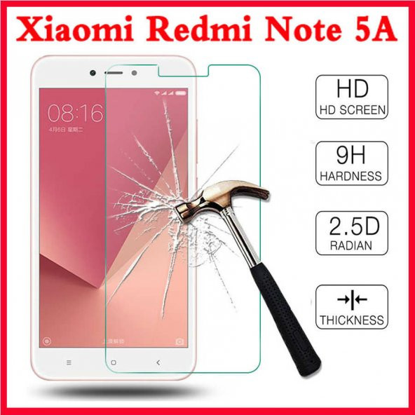 Xiaomi Redmi Note 5A Prime Esnek Nano Ekran Koruyucu Plastik ve Cam Karışımı
