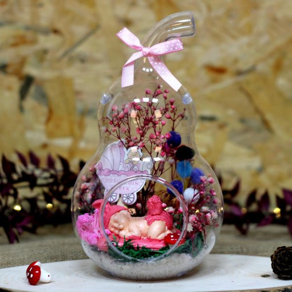 Hoşgeldin Bebek Kız Armut Teraryum - 5