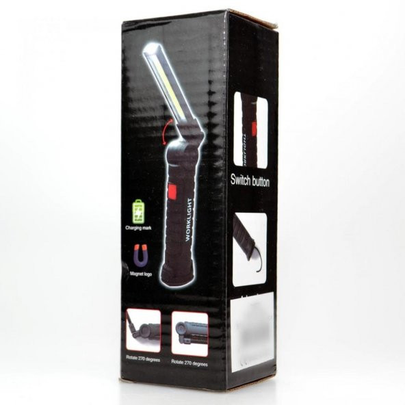 Mıknatıslı Şarjlı Çalışma Lambası - 3