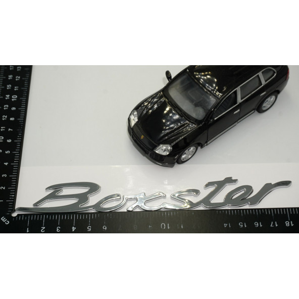 Porsche Boxster Bagaj 3M 3D ABS Yazı Logo Amblem - 5