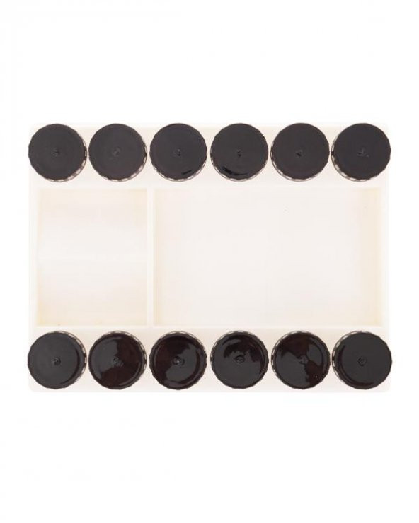 Rich 12 Bölmeli Kapaklı Şişeli Palet - 2