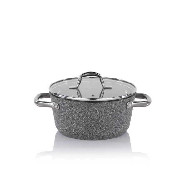 Schafer Millard Yanmaz Yapışmaz Tencere Seti 7 Parça-Gri - 4