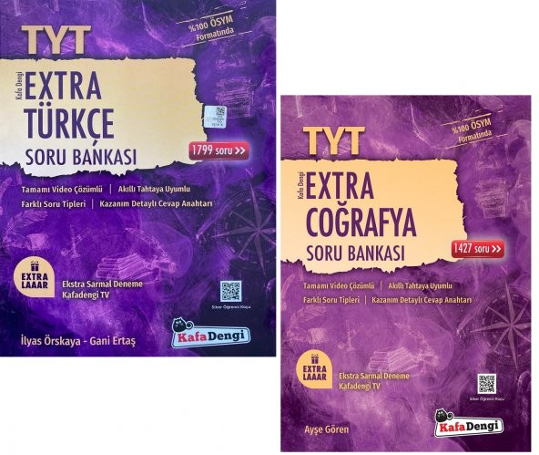 Kafadengi Tyt Türkçe + Coğrafya Extra Soru Seti 2 Kitap 2023