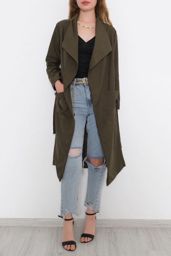 Kemerli Kimono Haki - 9853.180. - 3