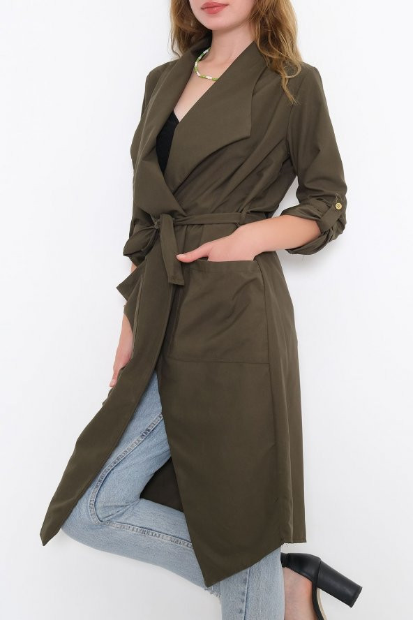 Kemerli Kimono Haki - 9853.180. - 7