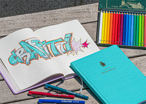 17X24 Keten Noktalı Bullet Journal Defter Koala - 10