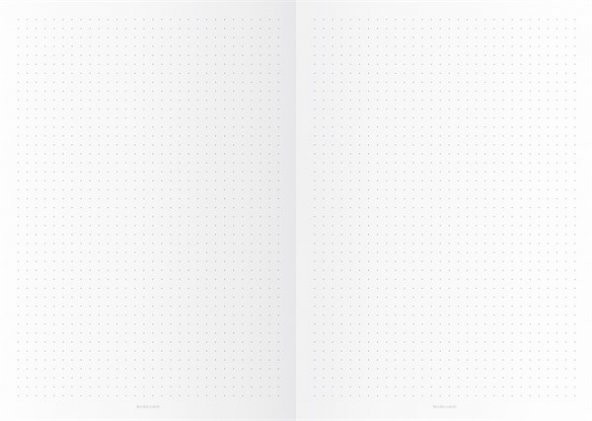 17X24 Keten Noktalı Bullet Journal Defter Koala - 12