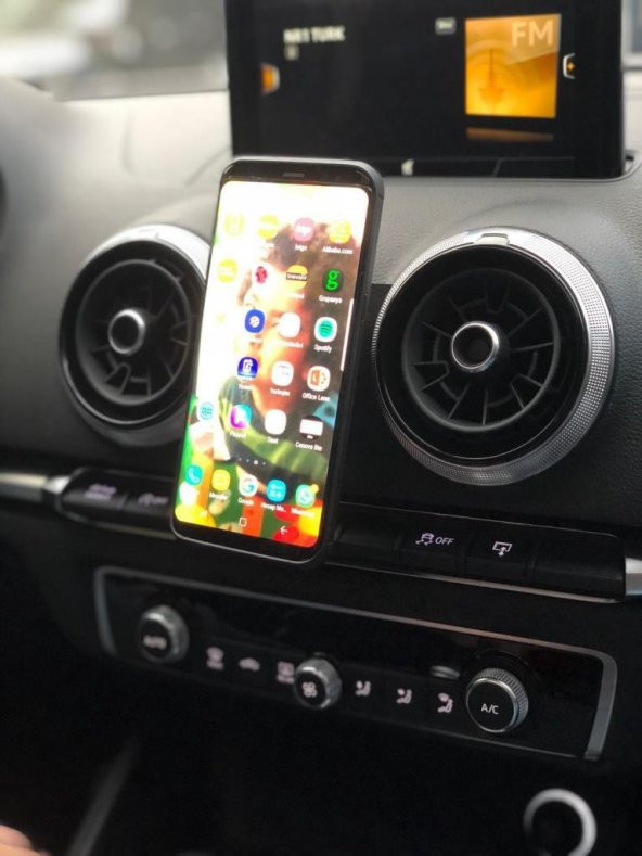 Audi A3 Telefon Tutucu Metal (2012 Model Sonrası) - 2